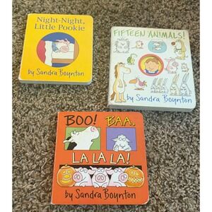 SAndra Boynton-Night-Night Little Pookie- Boo! Baa, Lalala! & FIfiteen Animals